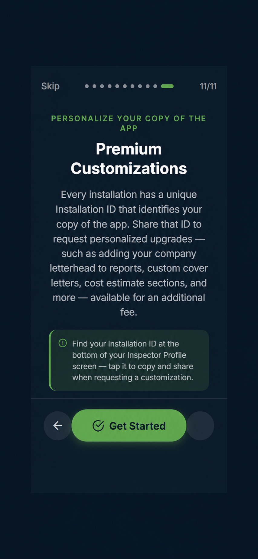 Premium Customizations